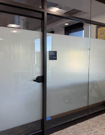 interior office window film